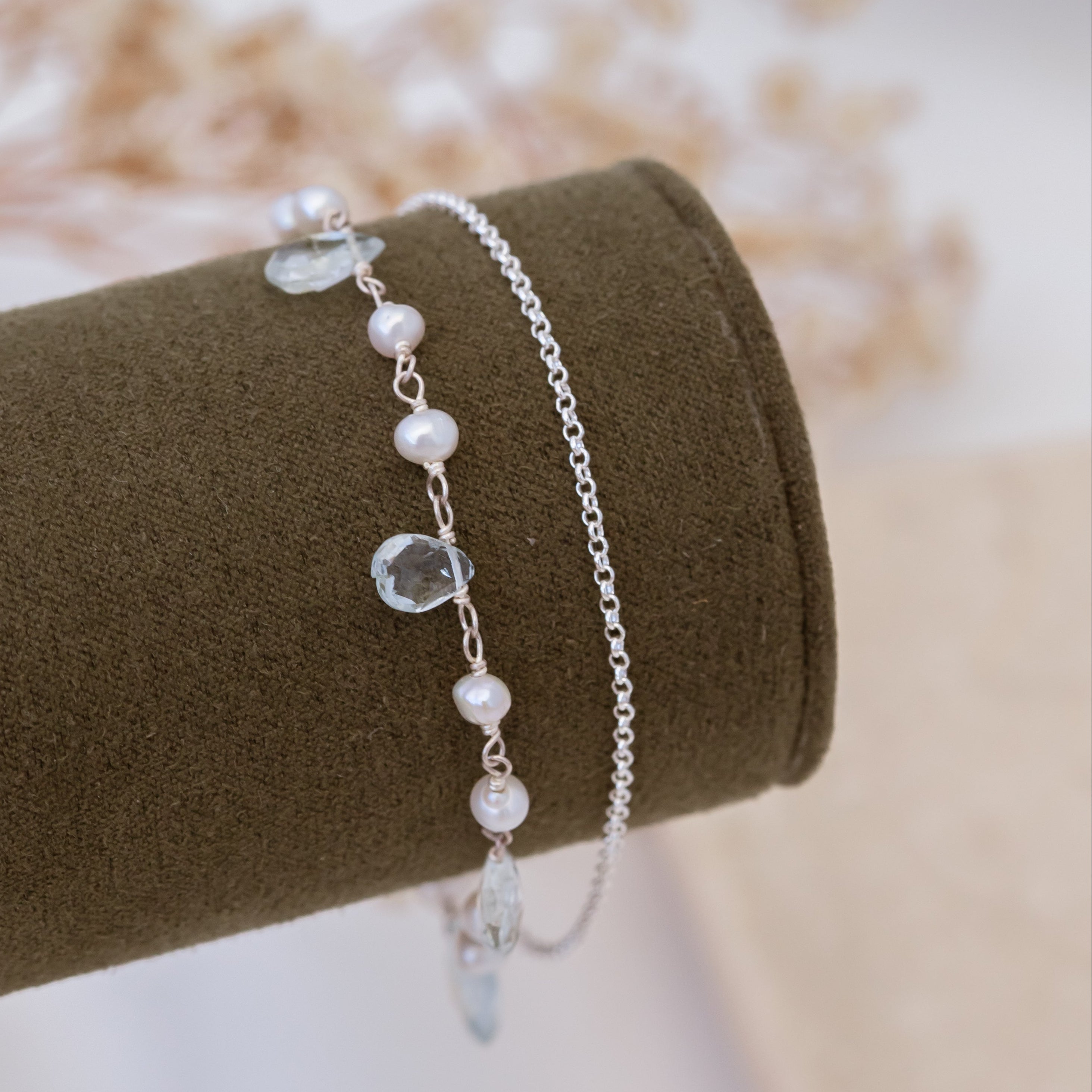 Pulsera Olbia Aguamarina y Perlas silver-thumbmail-1