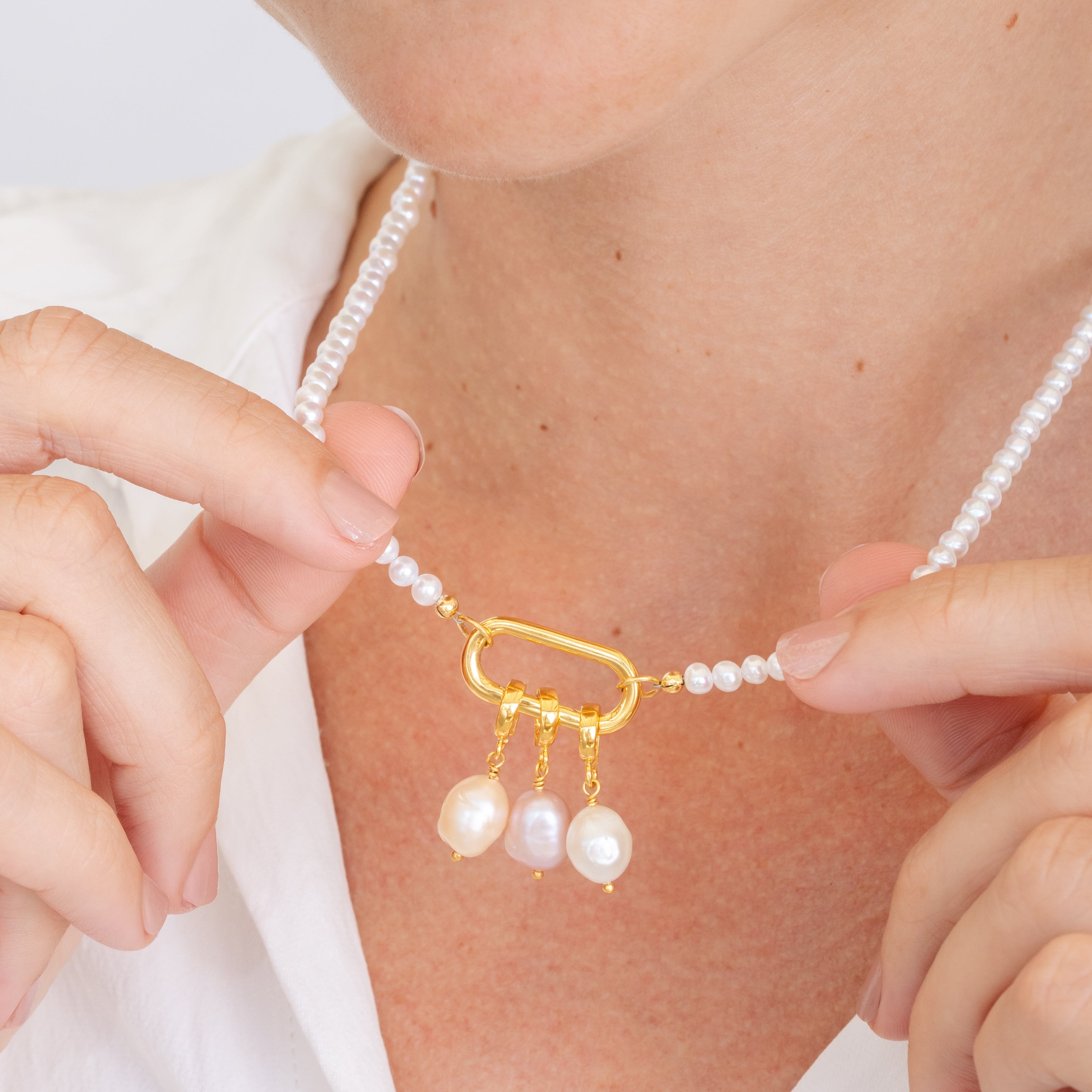 Collar Bahar Perlas