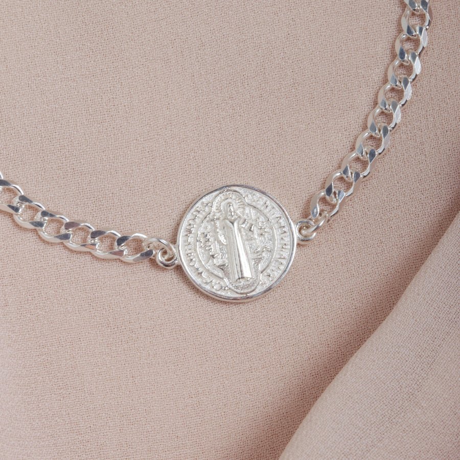 Pulsera San Benito para hombre