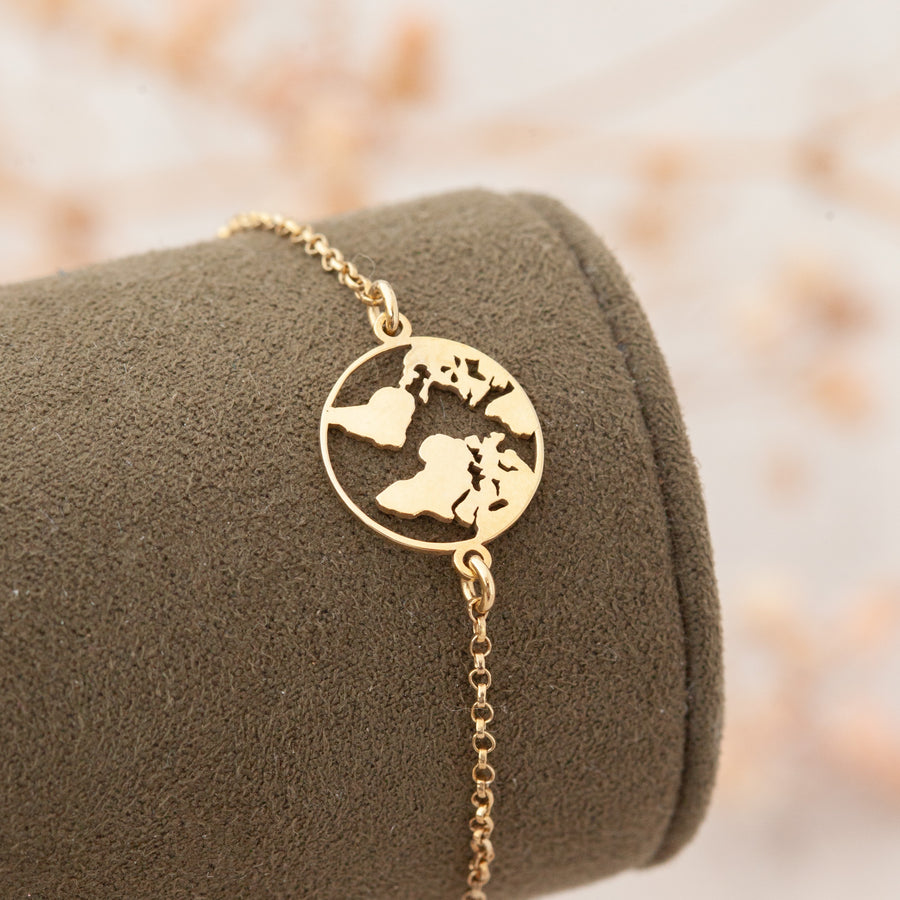 Pulsera Mundo gold