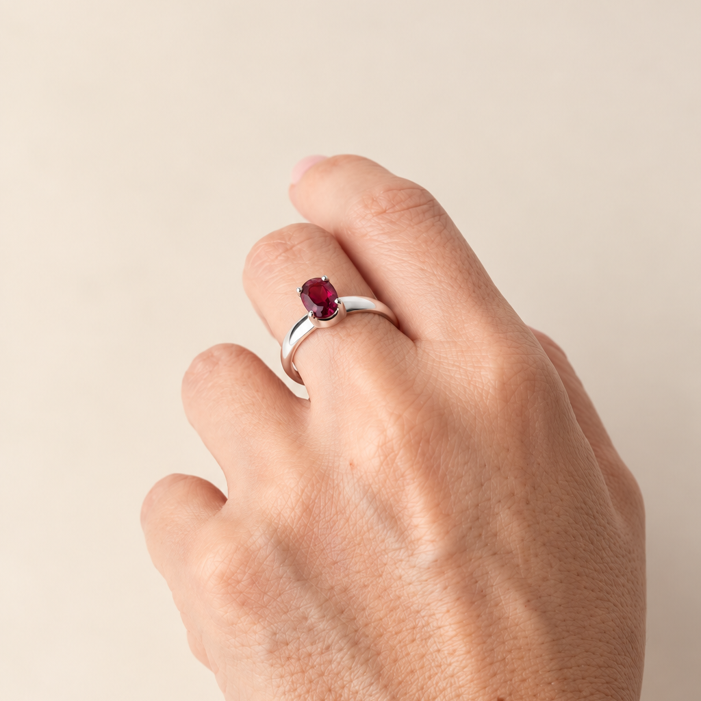 Anillo Barcelona Turmalina roja-thumbmail-2