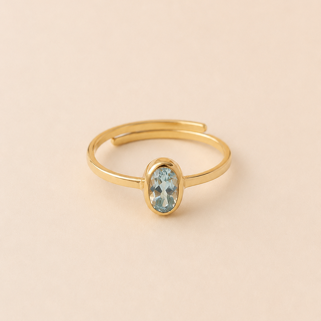 Anillo Mar regulable gold