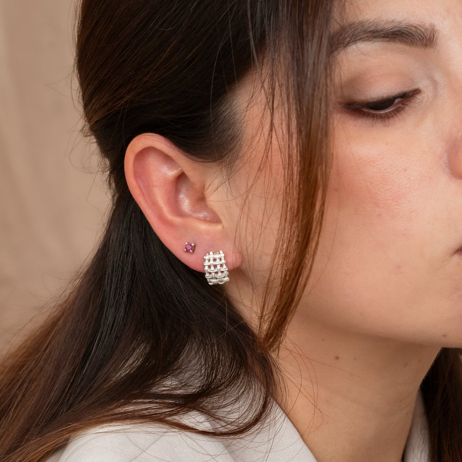 Aretes Tejidos