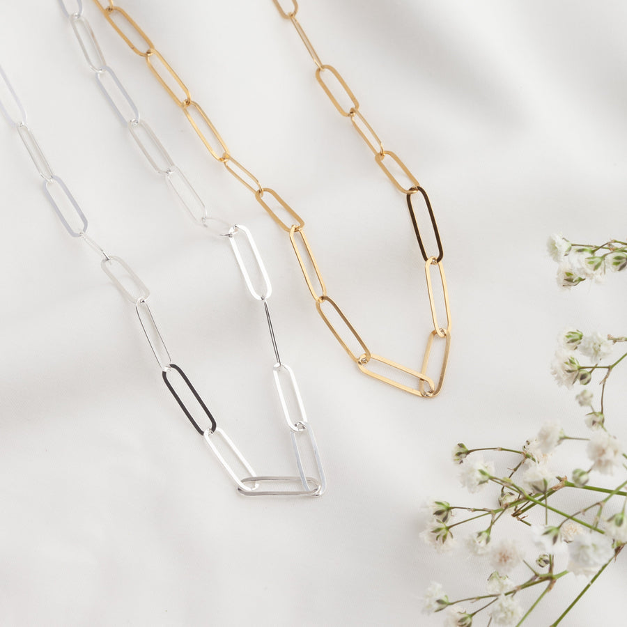 Cadena Clip large plana
