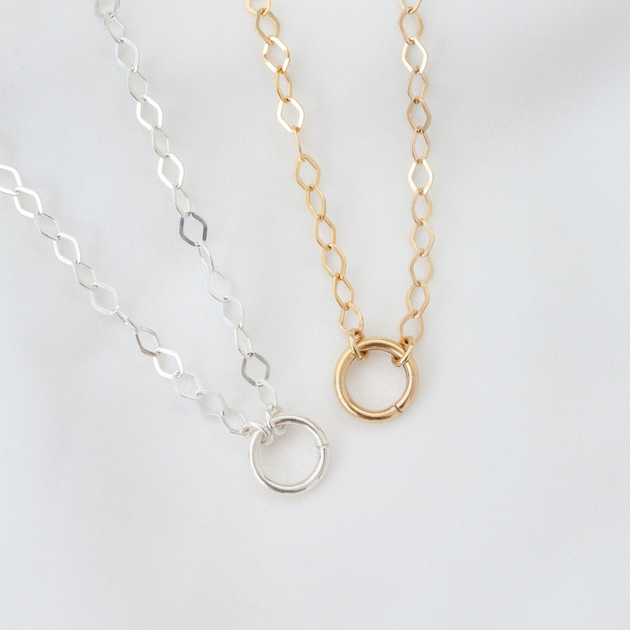 Collar Rombo con porta dijes