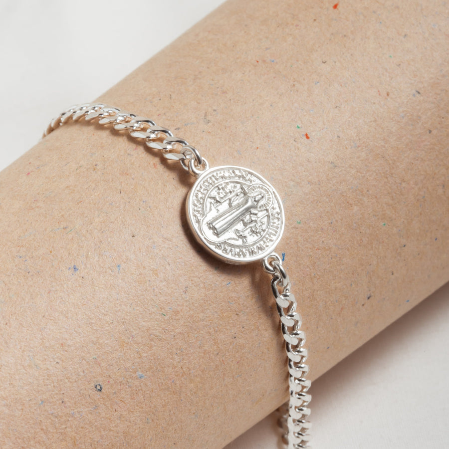Pulsera San Benito para hombre