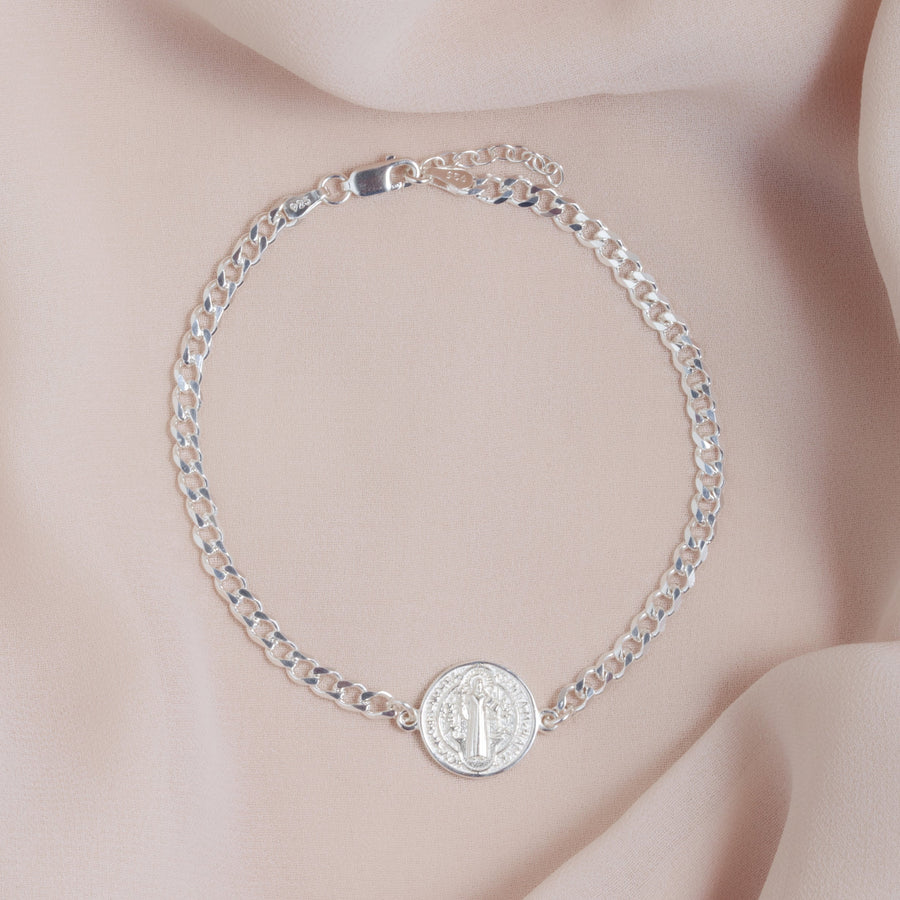 Pulsera San Benito para hombre