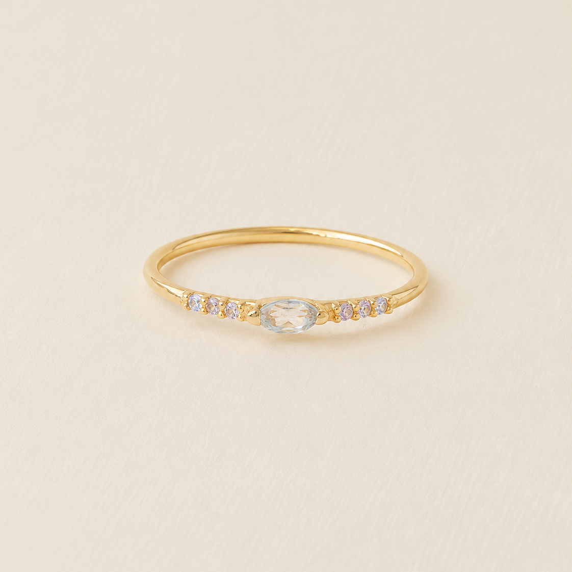 Anillo Marie con Aguamarina marquise y Diamantes-thumbmail-1