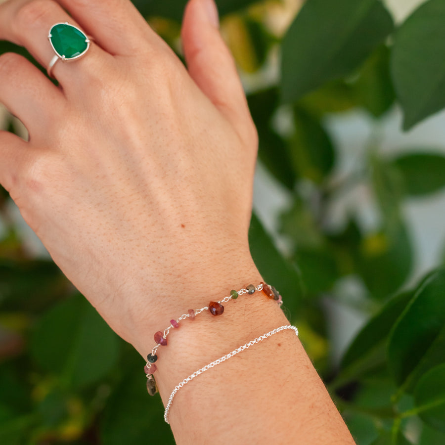 Pulsera Olbia Turmalinas gold