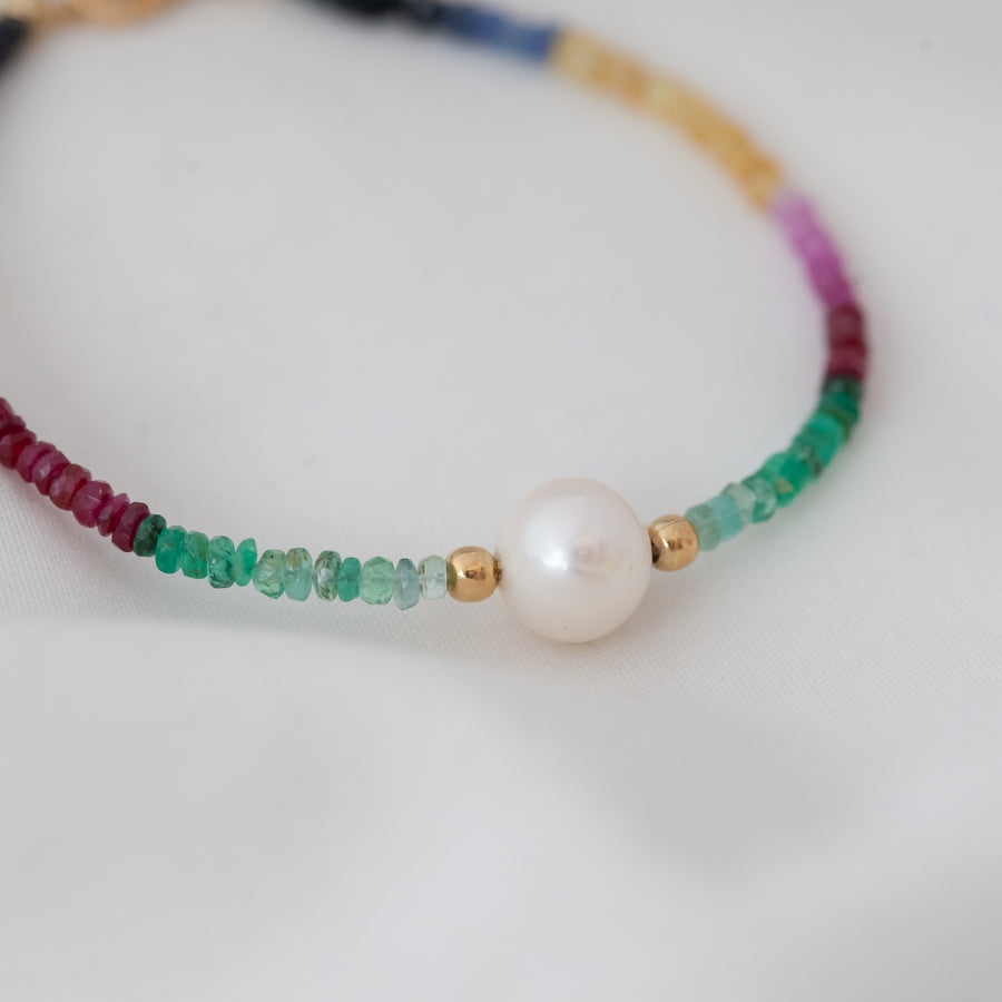Pulsera Alessia con zafiros