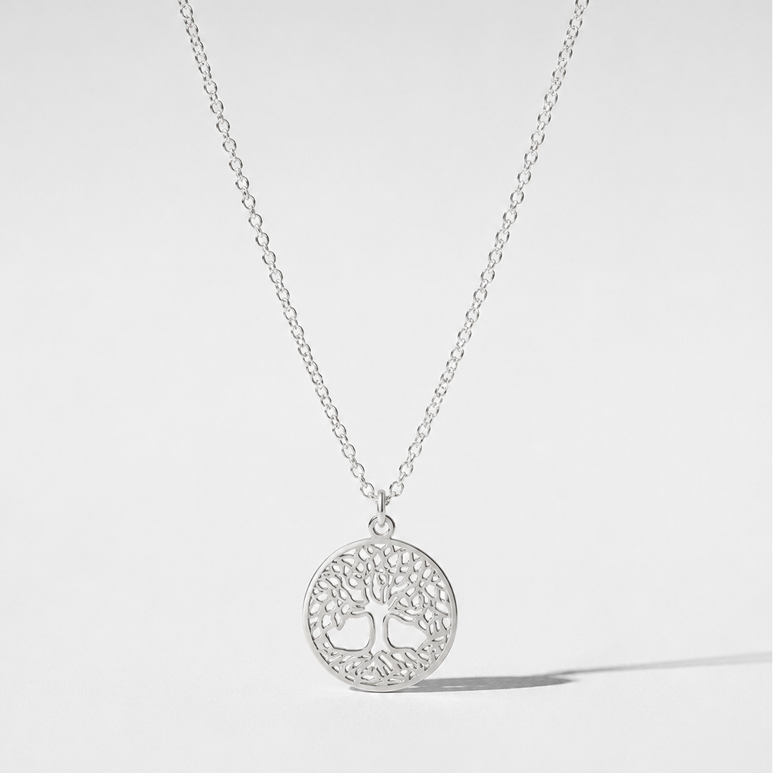 Collar Árbol de la vida silver