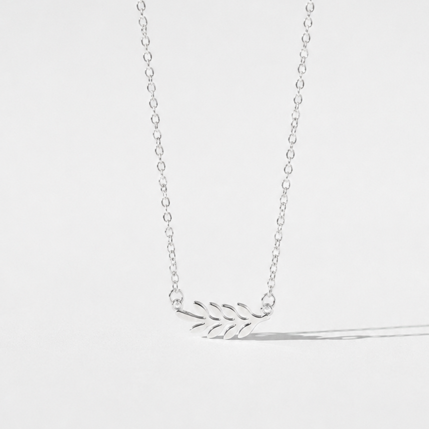 Collar Laurel silver
