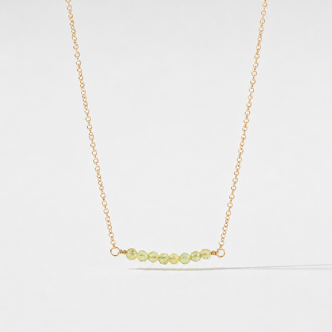 Collar Tania Peridoto gold