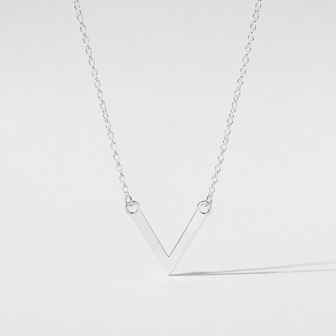 Collar V silver