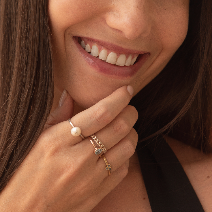Anillo Bernice silver
