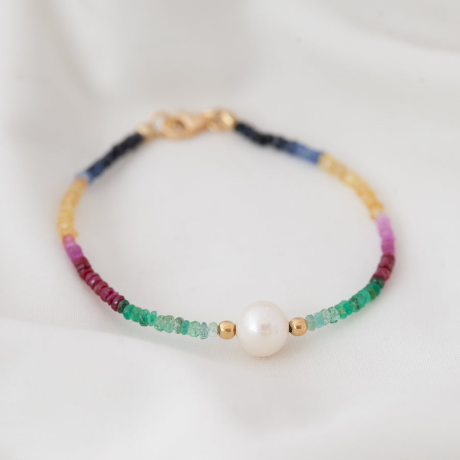 Pulsera Alessia con zafiros
