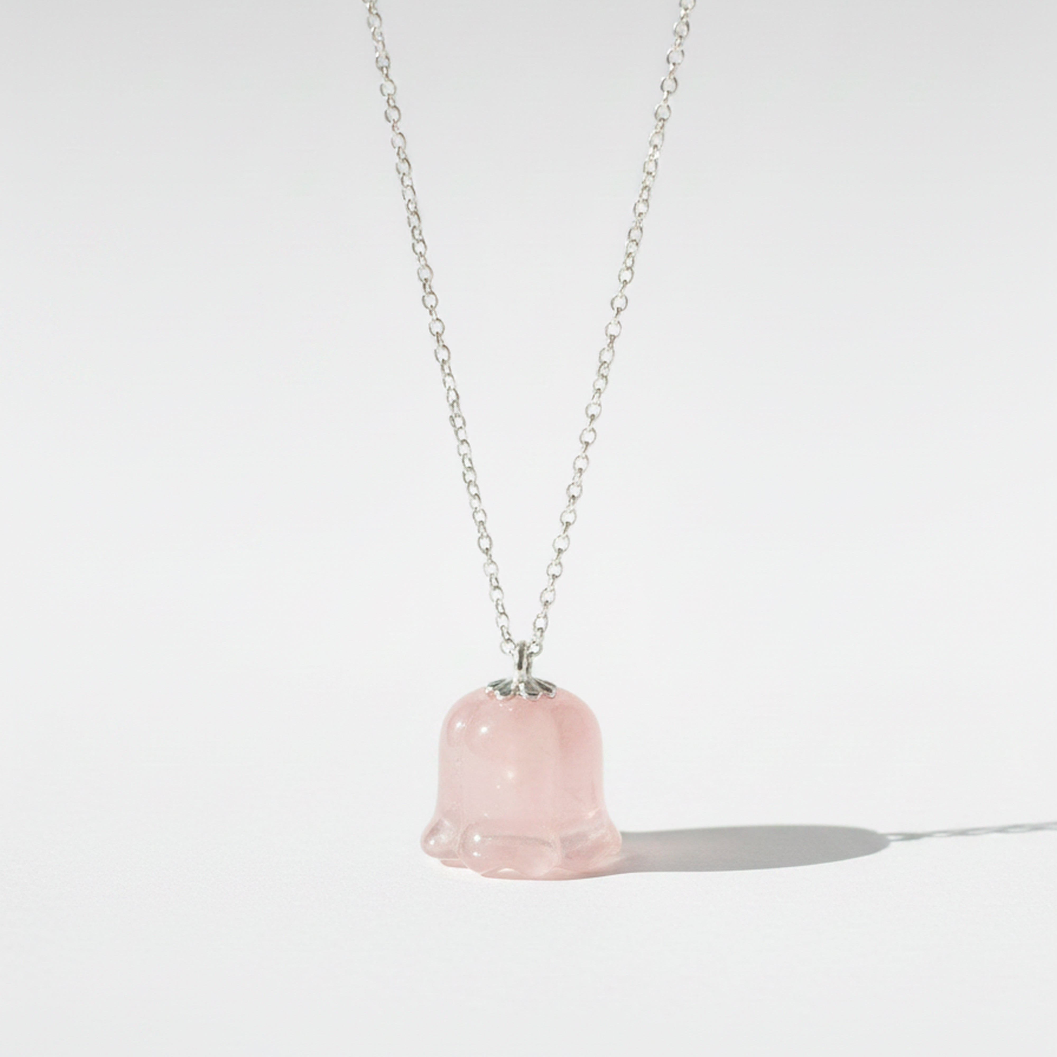 Collar Tulipán Ópalo rosa