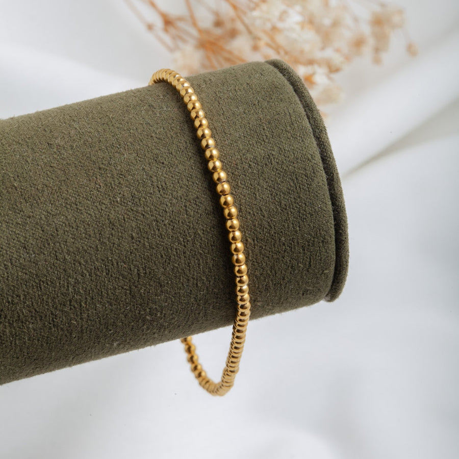 Pulsera con cuentas de 2.5mm