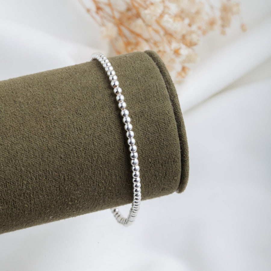 Pulsera con cuentas de 2.5mm