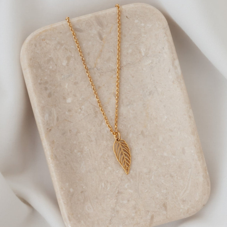 Collar Hoja gold