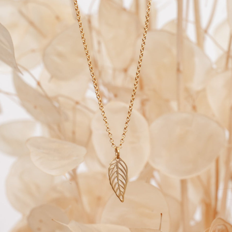 Collar Hoja gold