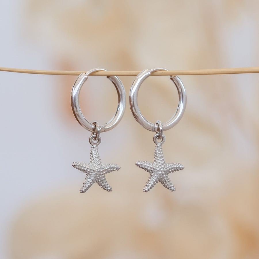 Argollas Estrella de Mar silver