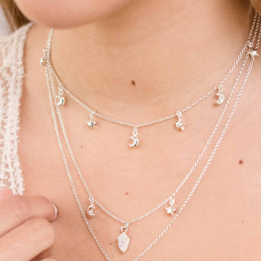 Collar Cosmo silver