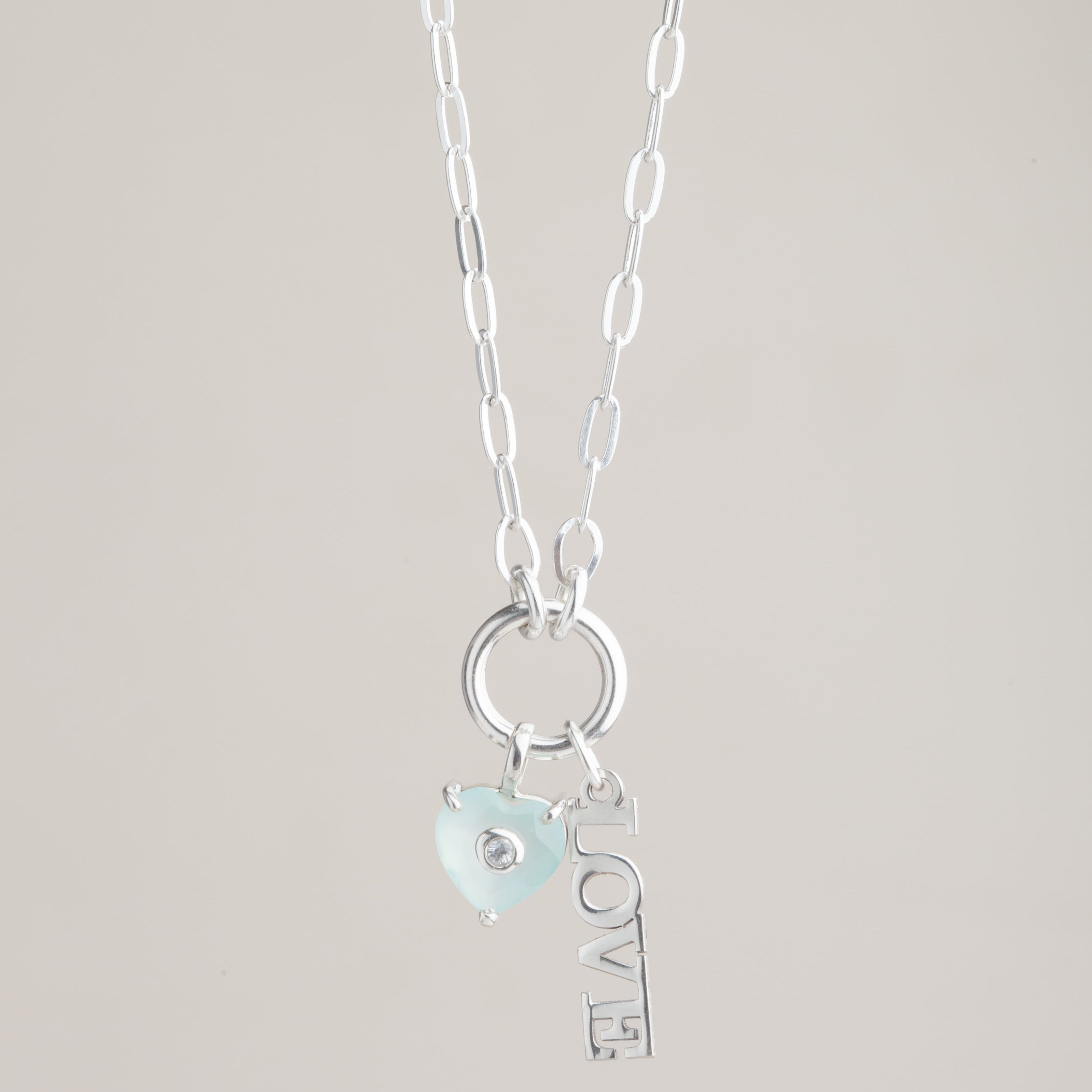 Collar Escalera con porta dijes