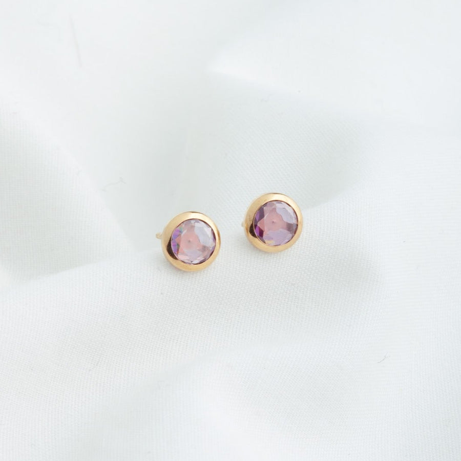 Aretes Chaton Amatista