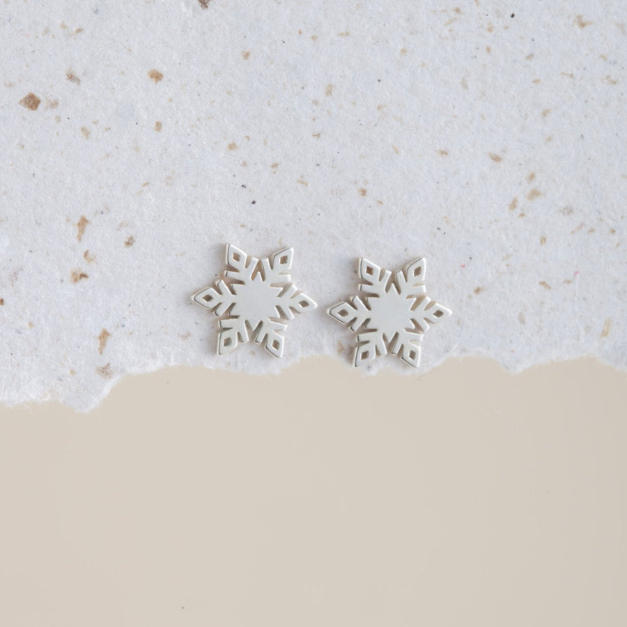 Aretes Copo de Nieve