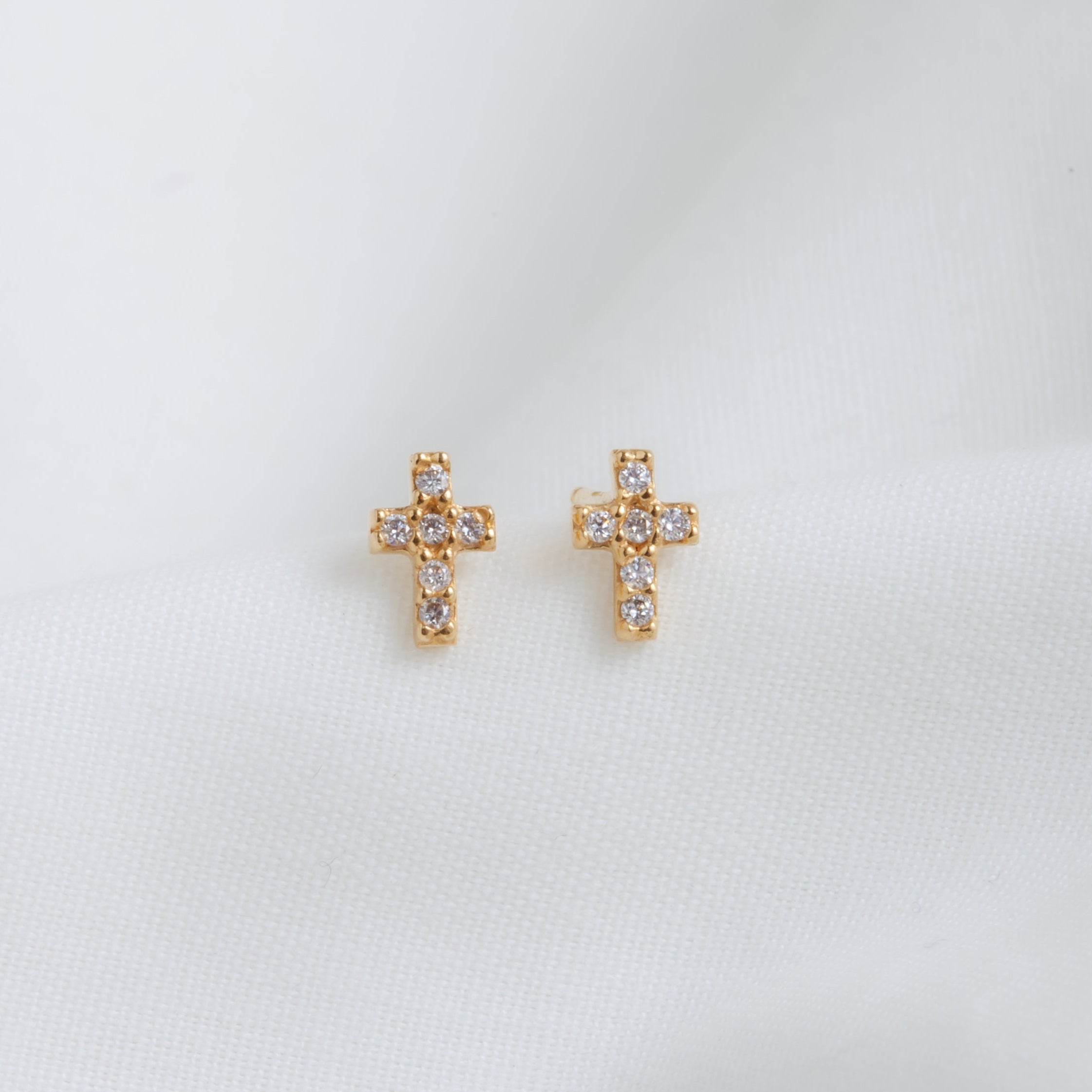 Aretes Cruz con Diamantes-thumbmail-2