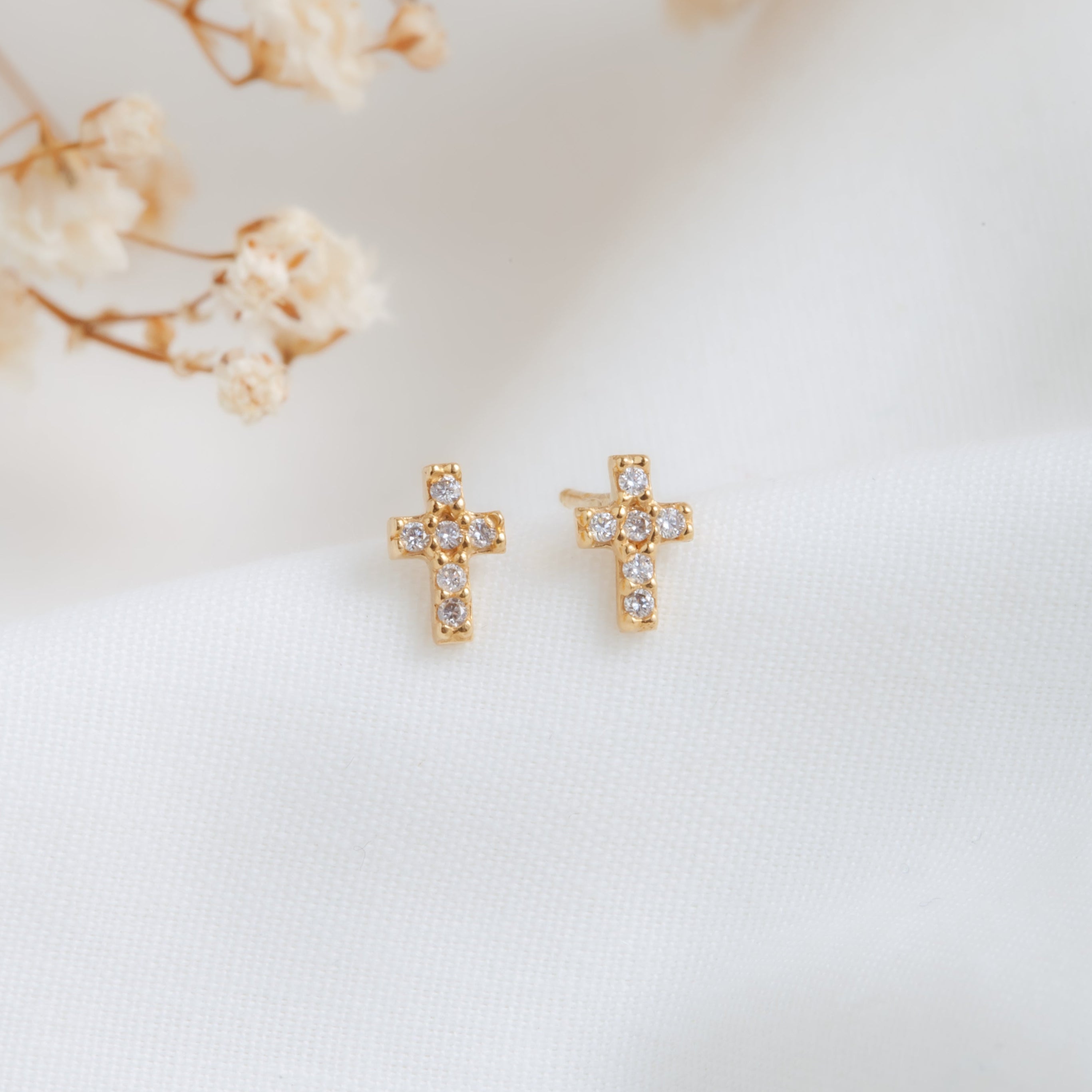 Aretes Cruz con Diamantes-thumbmail-4