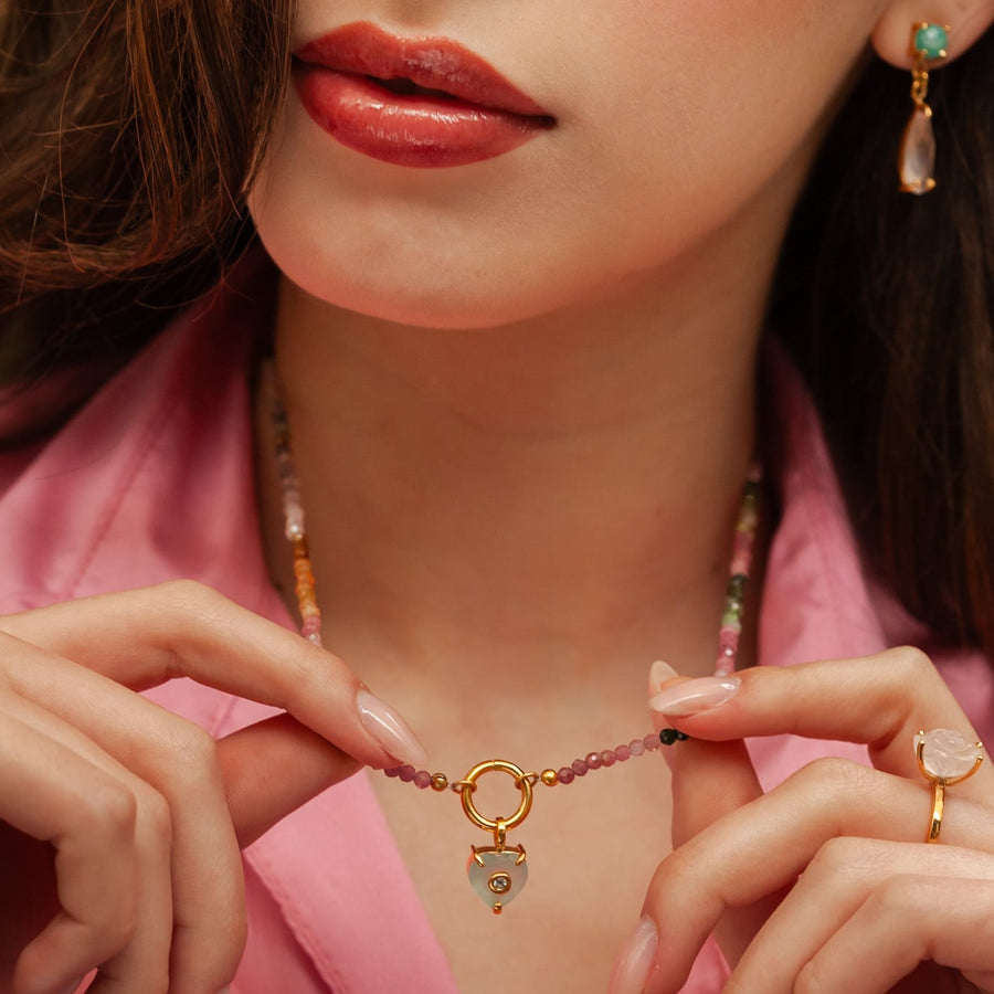 Collar Bahar con Turmalina