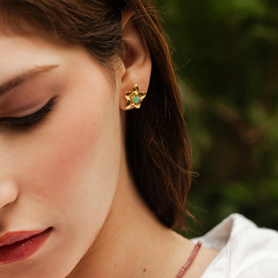 Aretes Narcisa Tanzanita