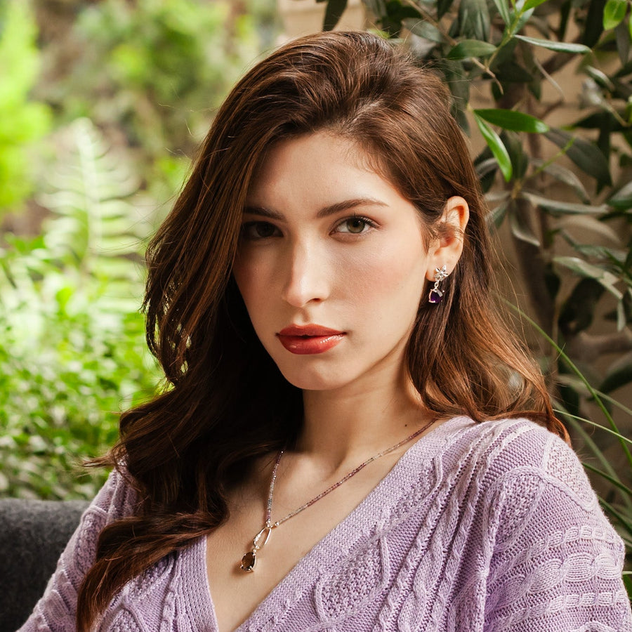 Collar Bahar con Fluorita