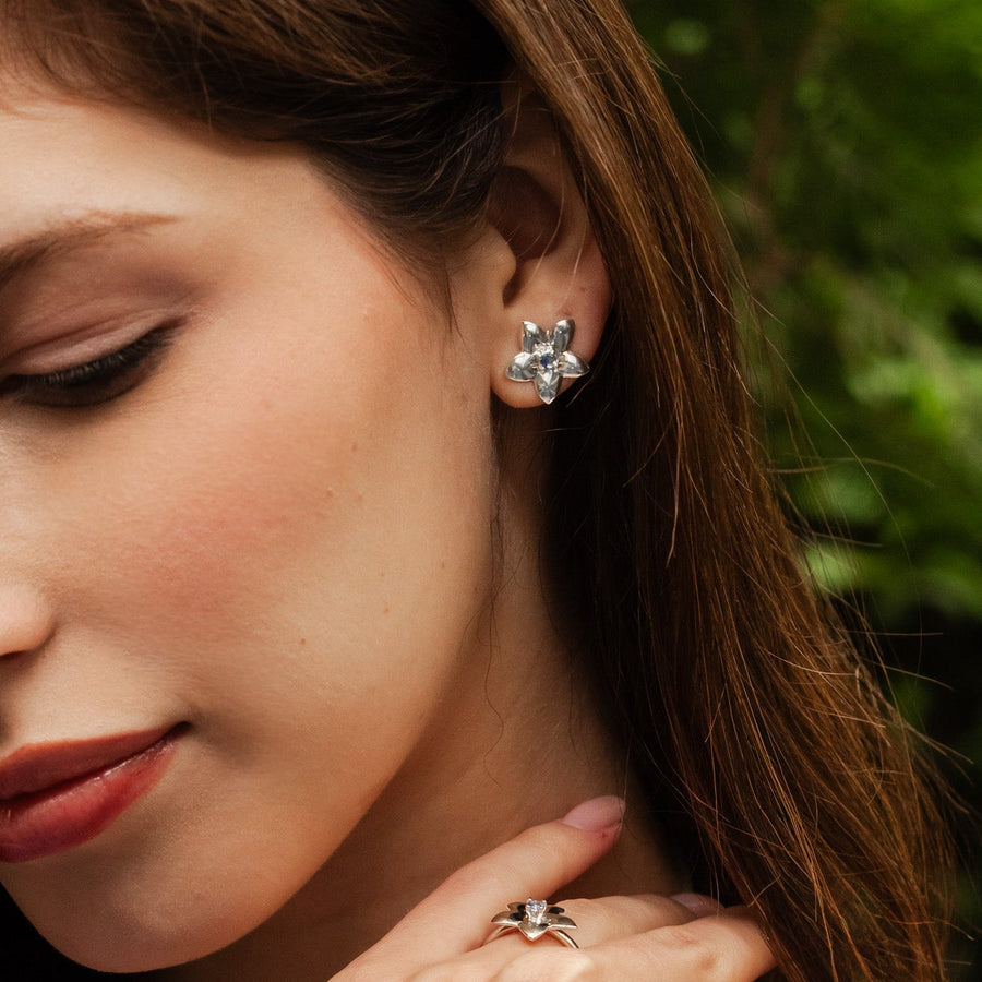 Aretes Narcisa Tanzanita