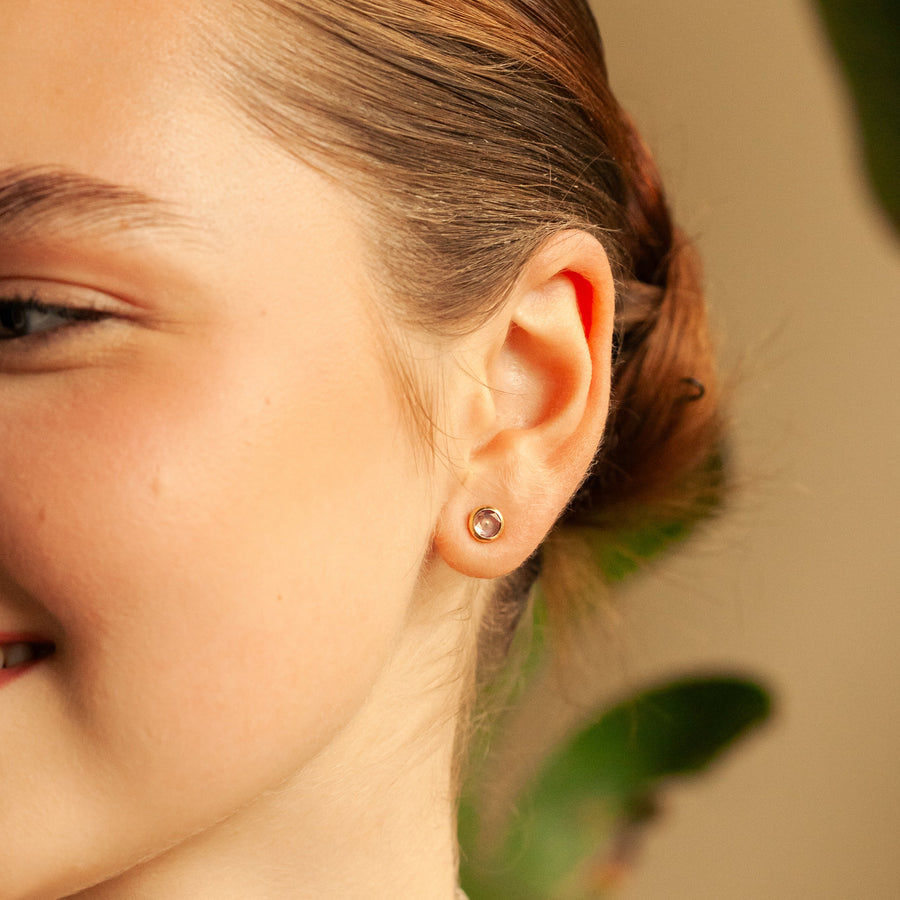 Aretes Chaton Amatista