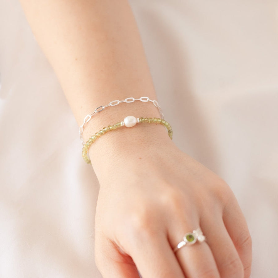 Pulsera Alessia con Peridoto