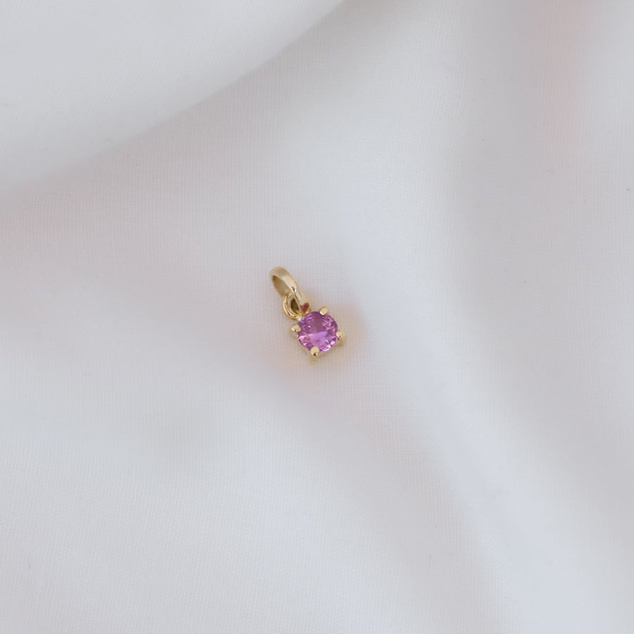 Dije Zafiro fucsia