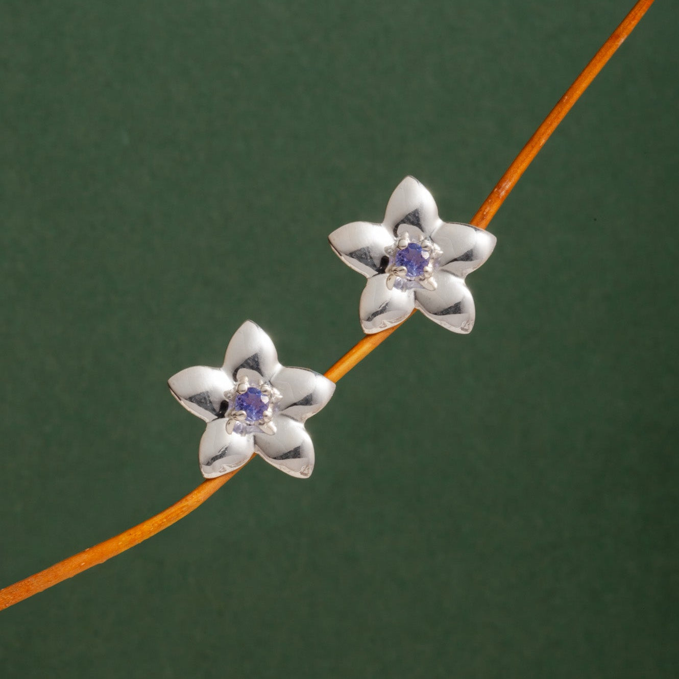Aretes Narcisa Tanzanita