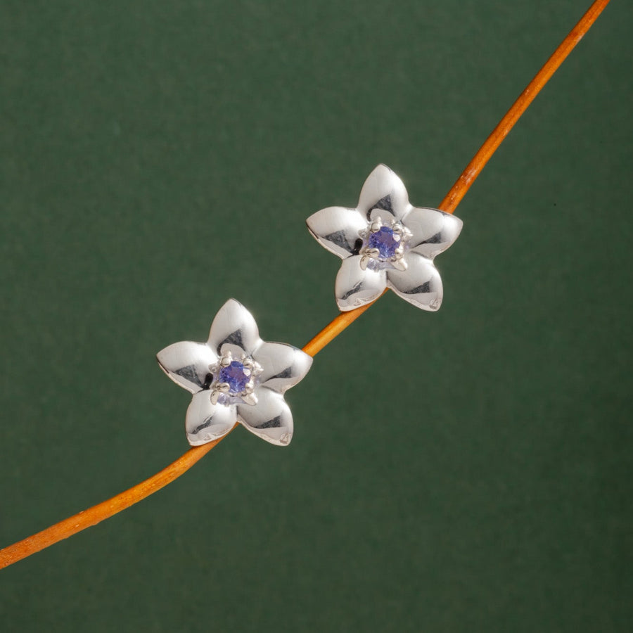 Aretes Narcisa Tanzanita