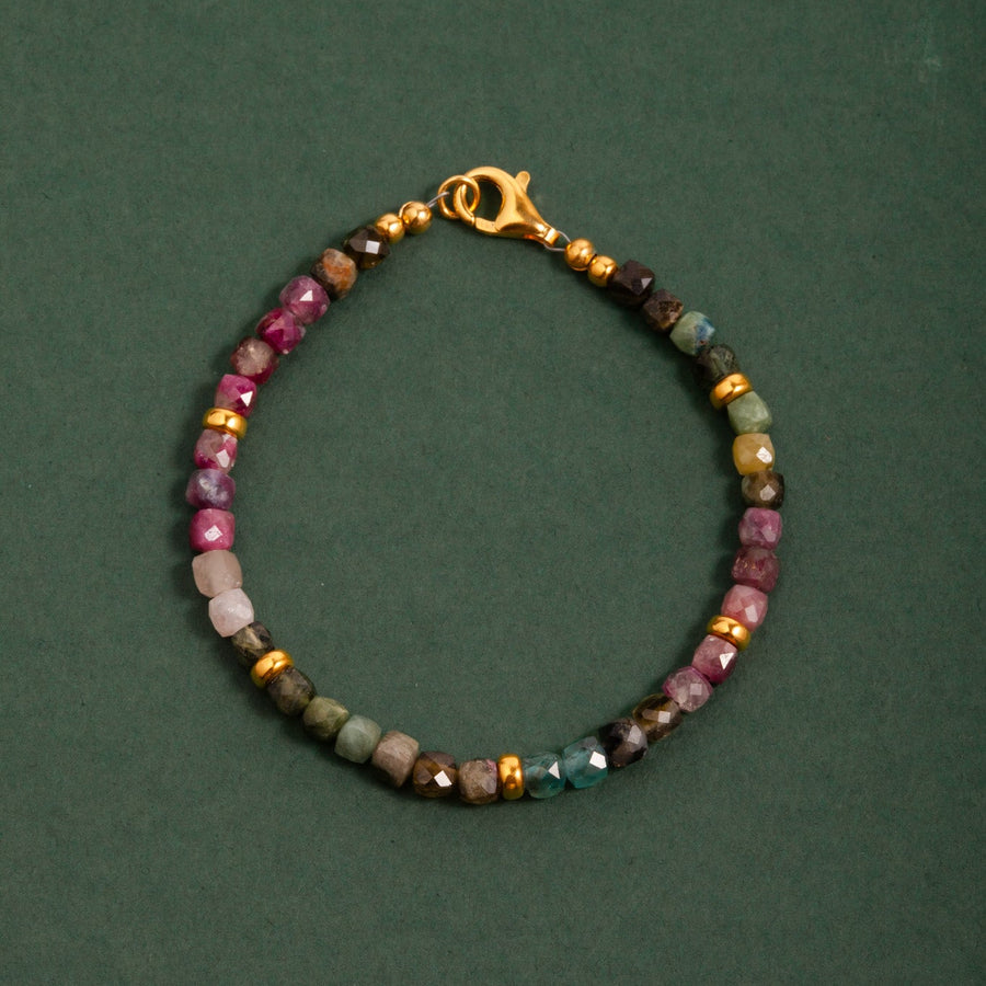 Pulsera Iris Turmalinas gold
