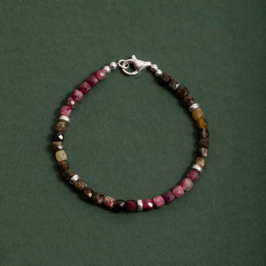Pulsera Antheia turmalina silver