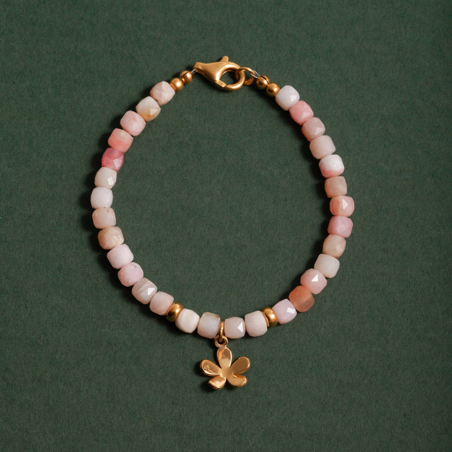 Pulsera Iris Ópalo rosa gold