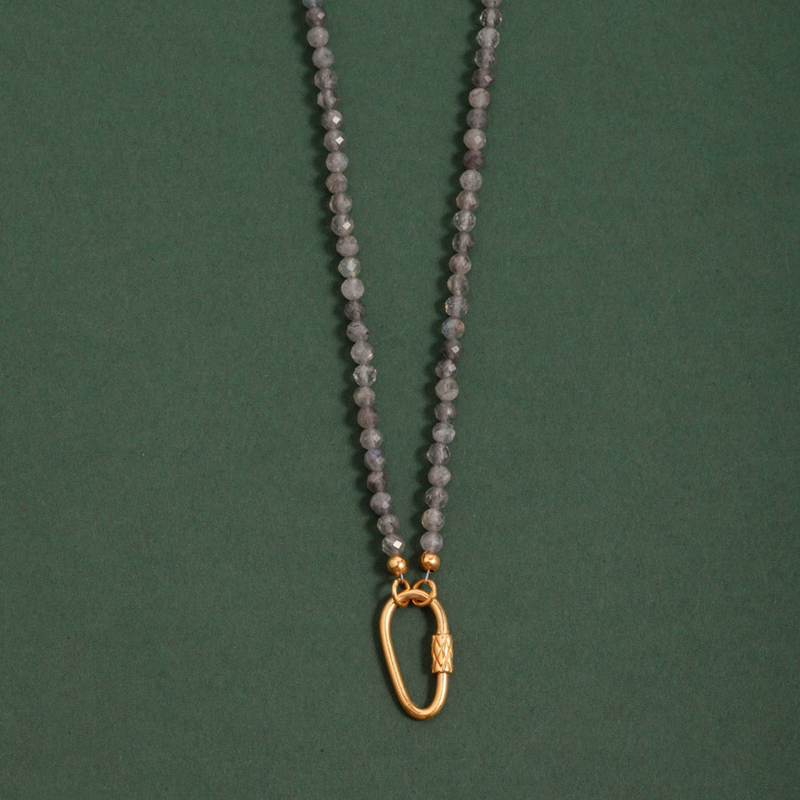 Collar Bahar con Labradorita