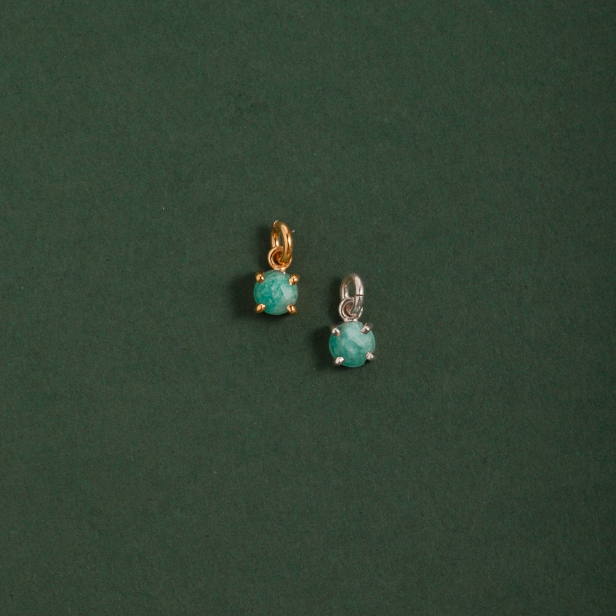 Dije Ginebra con Amazonita