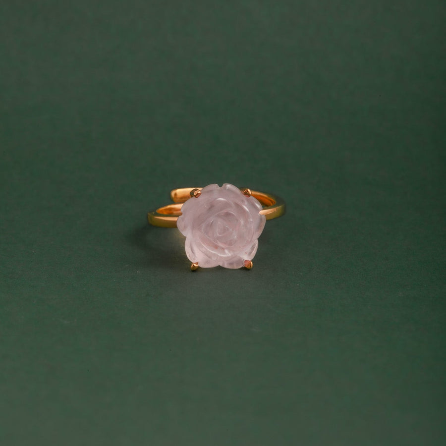 Anillo Emma Cuarzo rosa