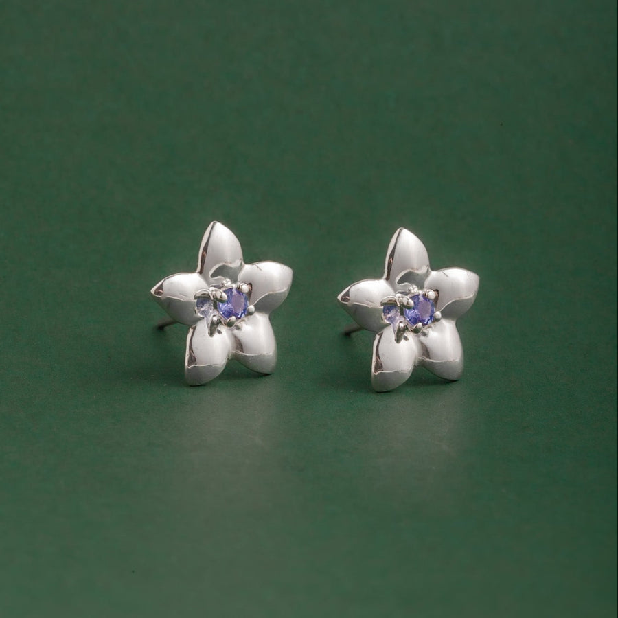 Aretes Narcisa Tanzanita