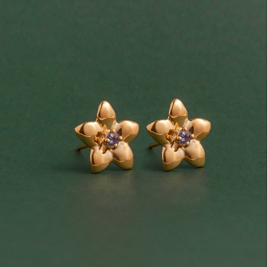 Aretes Narcisa Tanzanita