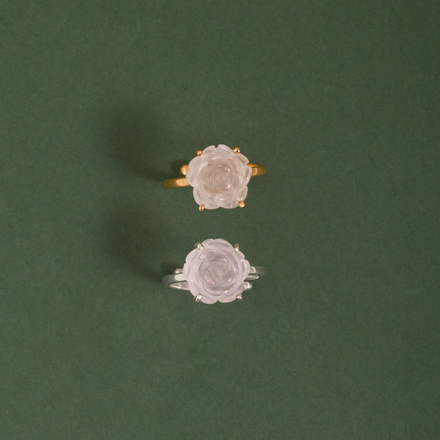 Anillo Emma Cuarzo rosa